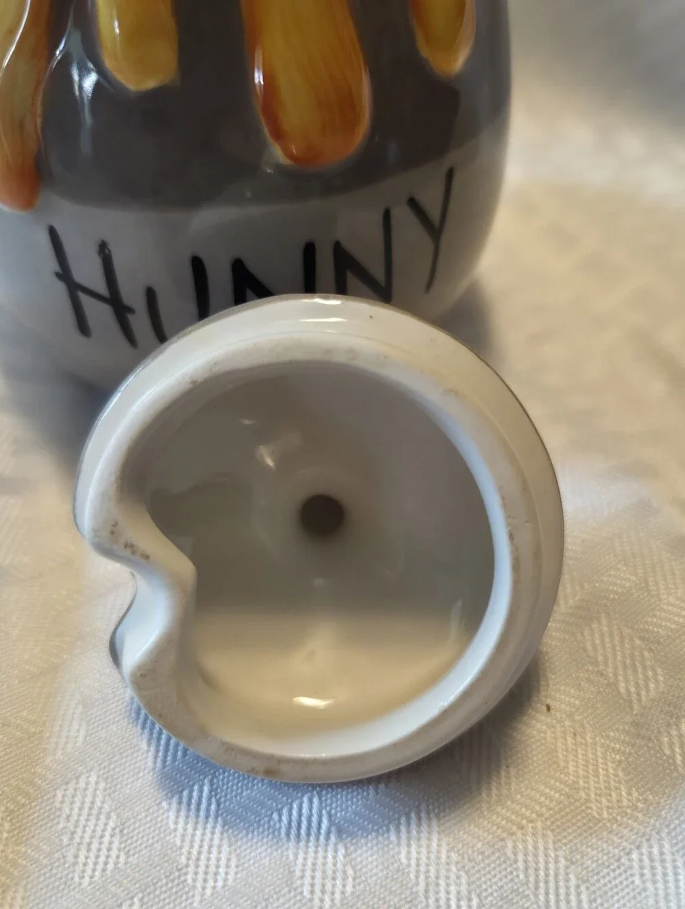 Disney Winnie The Pooh 14 oz HUNNY Honey Pot Jar